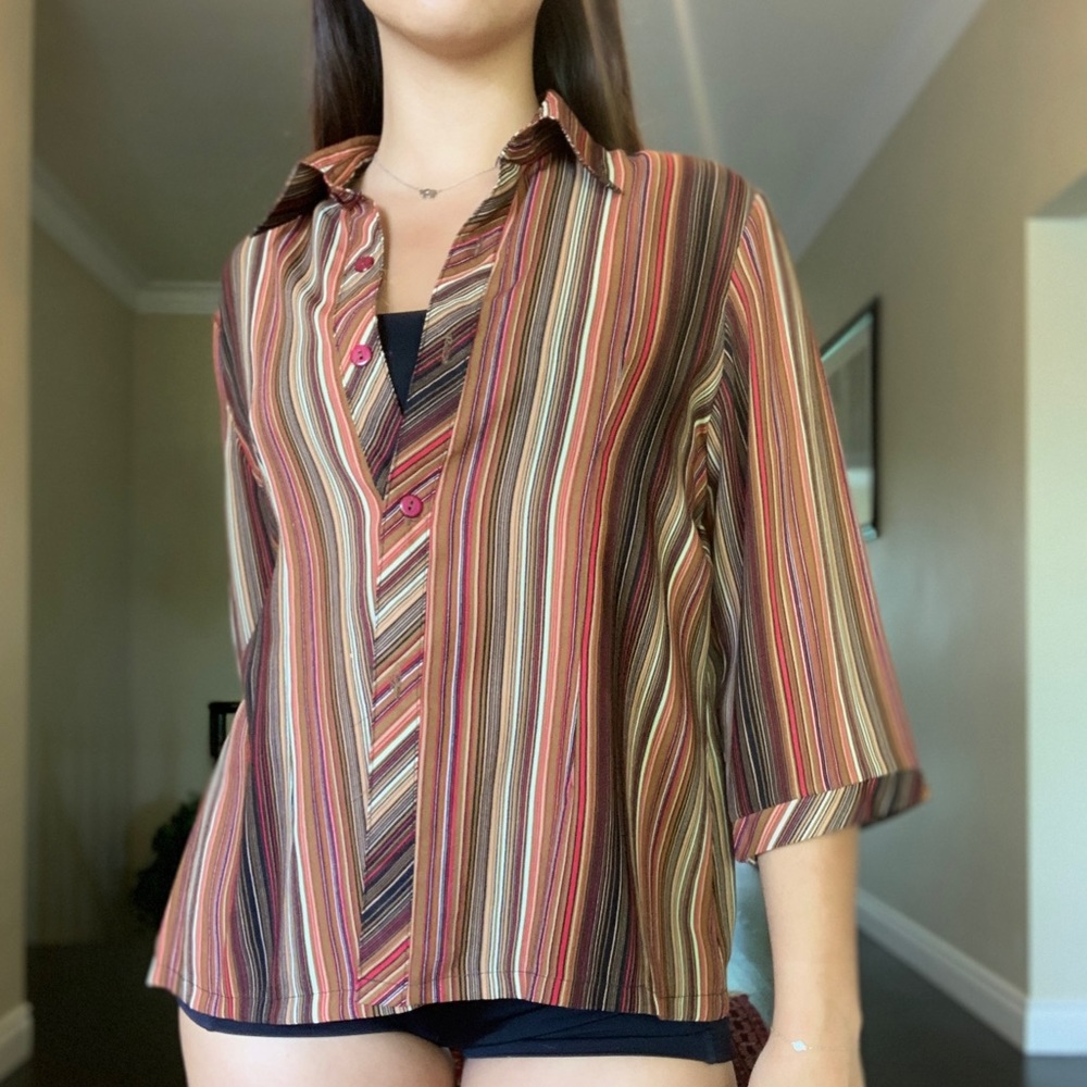 Light and flowy button up